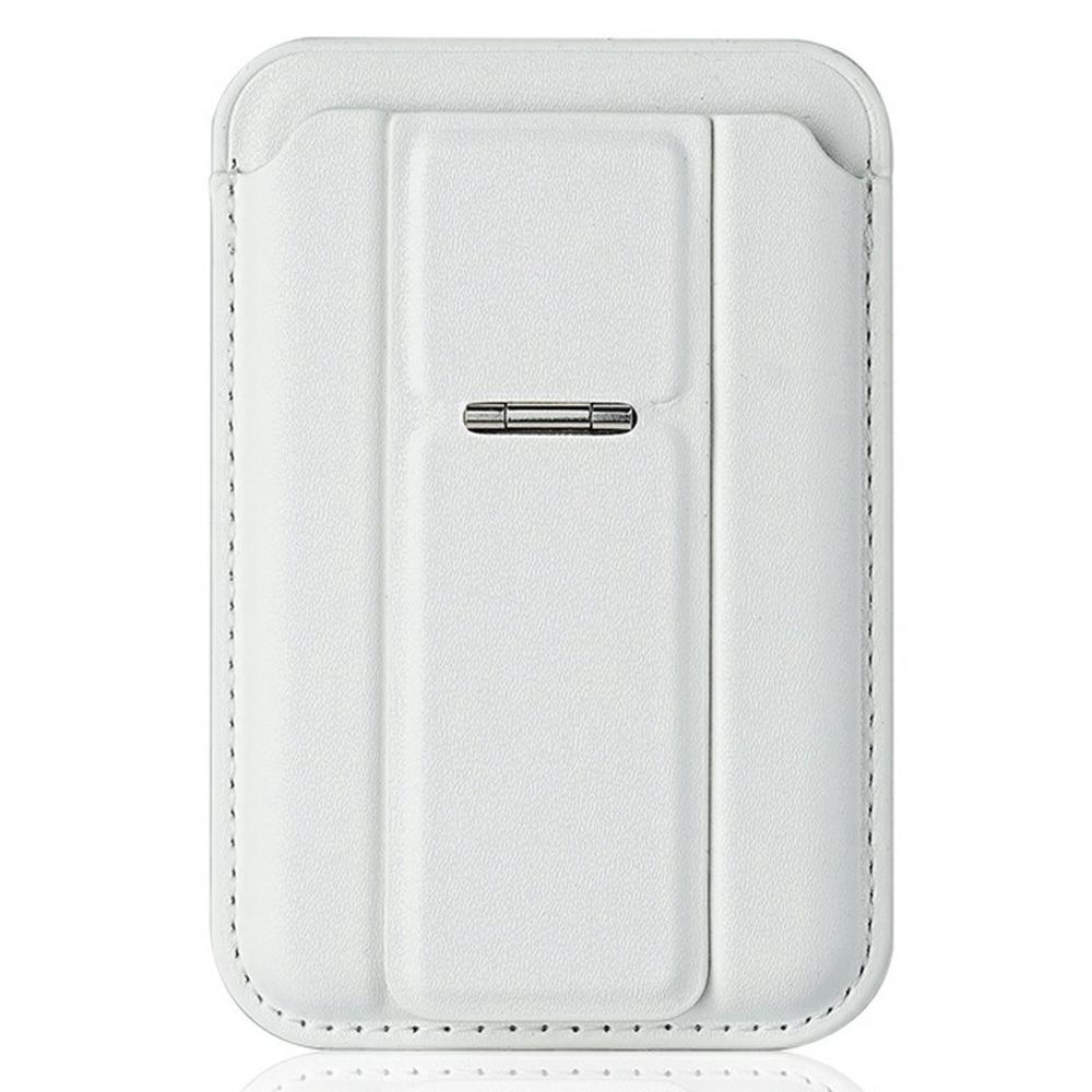 Compatible with MagSafe Leather Magnetic Card Holder Kickstand Combo Multi Card Slots For iPhone Series