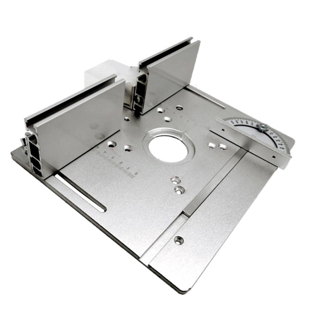 Router Table Insert Plate 2 in 1 Woodworking Bench Flip Board for Electric Routing Trimming Machine