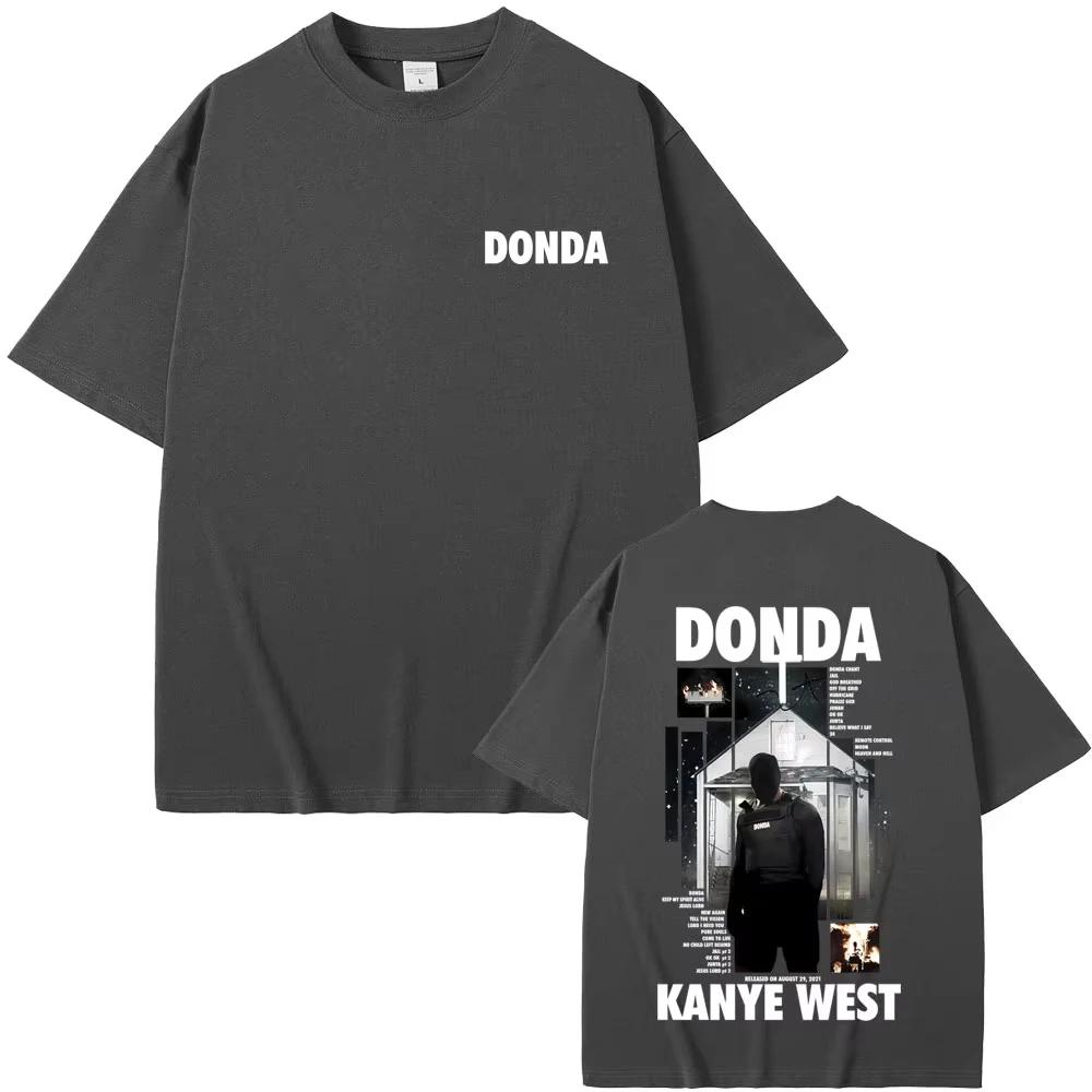Rapper Kanye West Donda Graphic T-shirt Men Women Hip Hop Fashion Pop Music T Shirts Men's Casual Summer Vintage T-shirts Tops