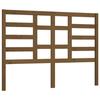 VidaXL Headboard Honey Brown 156x4x104 Cm Solid Pine Wood 818148