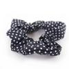 Pristine PRADA hair accessory Triangle logo Tessuto dot pattern scrunchie 1IF015 Used