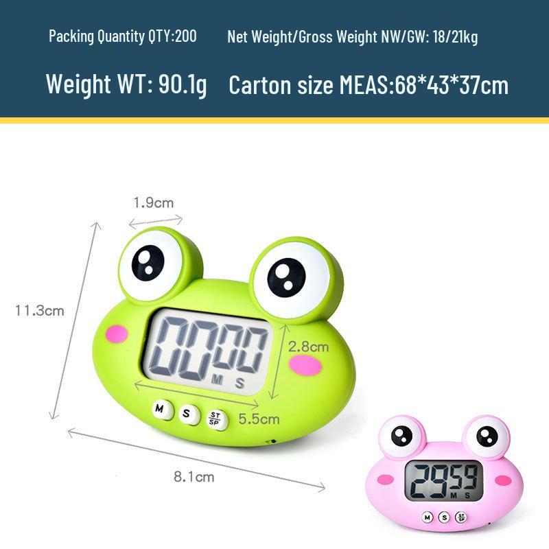 Cartoon Chicken Timer: Electronic Kitchen & Study Alarm Clock