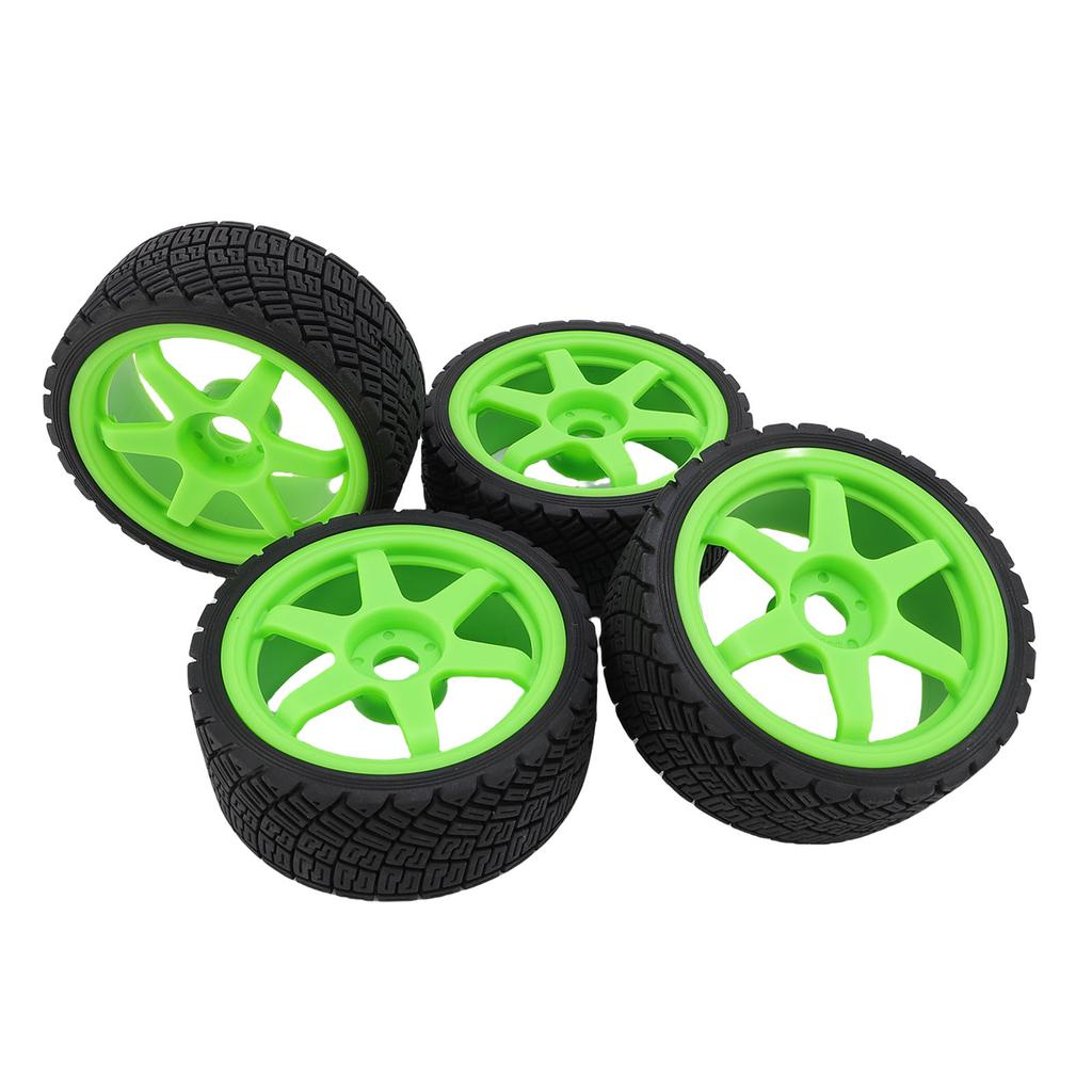 4pcs 1Celsius7 1Celsius8 RC   Car Tires Wheel Rims Sturdy Plastic Fashionable 17mm RC   Racing Tyres Replacement for