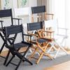 Portable Beechwood Folding Director's Chair