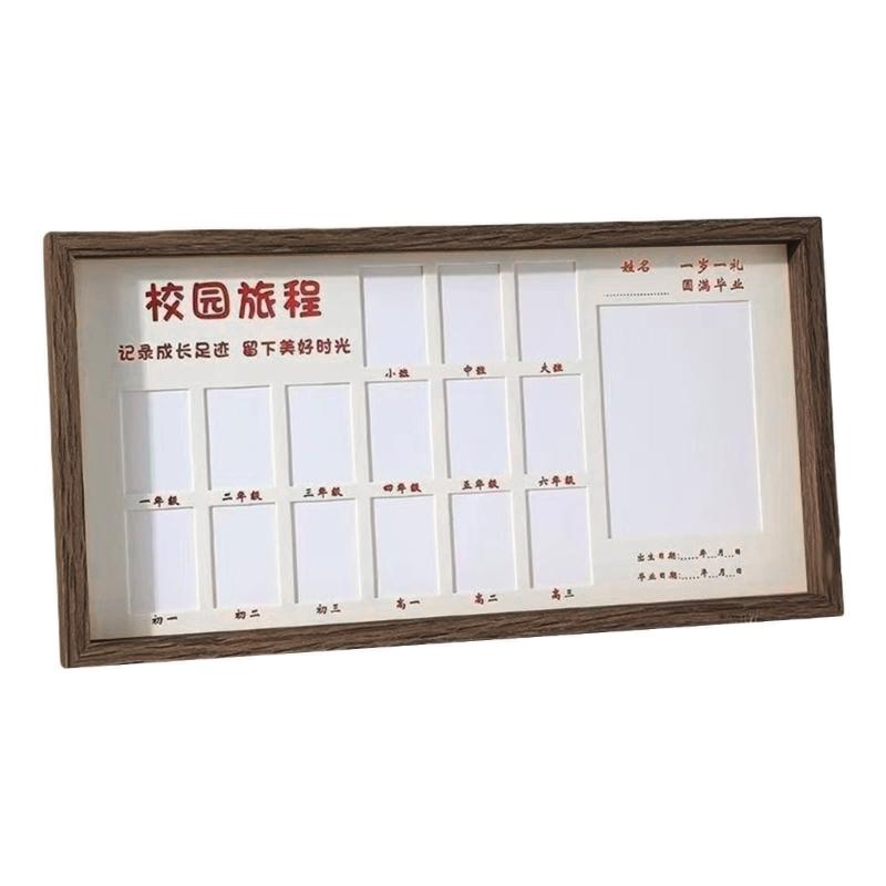 

Элегантная деревянная фоторамка «Школьные годы», сувенир из кампуса, держатель для фото, рамка для украшения дома и офиса, подарок