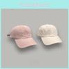 Stylish Ins Korean Pink Baseball Hat Versatile Letter Style For All Seasons