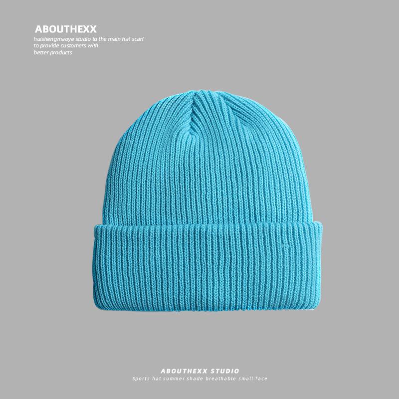 Ear Protection Warm and Cold Proof Knitted Hat  Large Head Circumference  Face Showing Small Wool Blended Japanese Cold Hat for Men