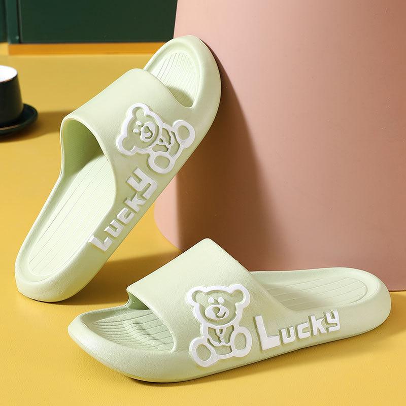 EVA Slippers Couple Summer Home Thick Soft Bottom Sandals Men and Women Indoor Bathing Anti-slip Slippers