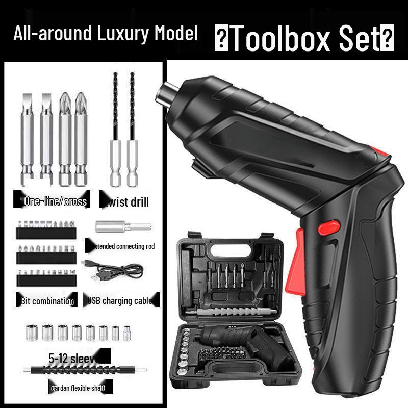Multifunctional Mini Electric Screwdriver and Drill Tool