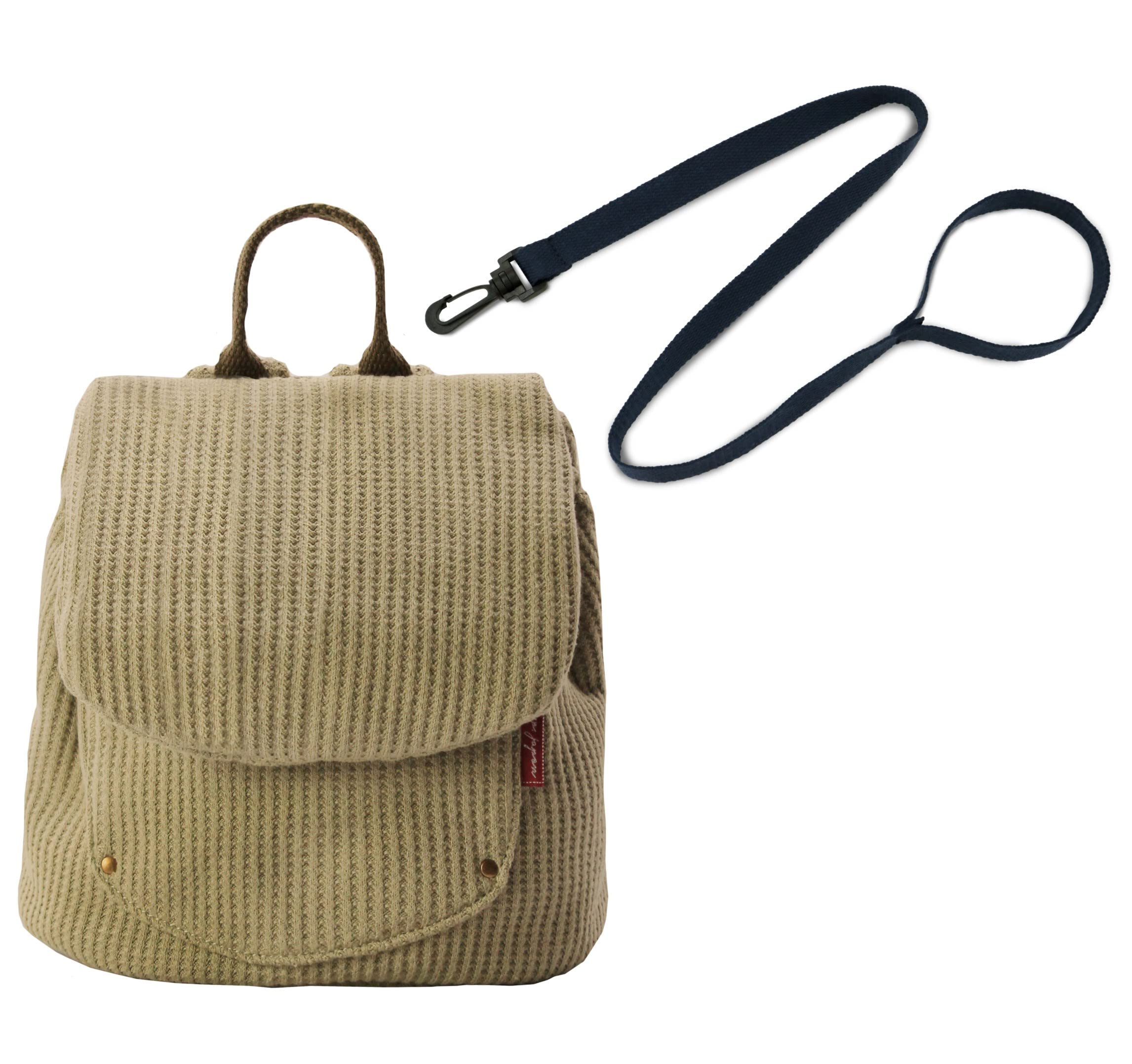 

set Harness Backpack Set Harness Waffle Backpack e.x.p.japon 2-piece & (Navy) (Pistachio) e-bhns12n фісташкова кольору