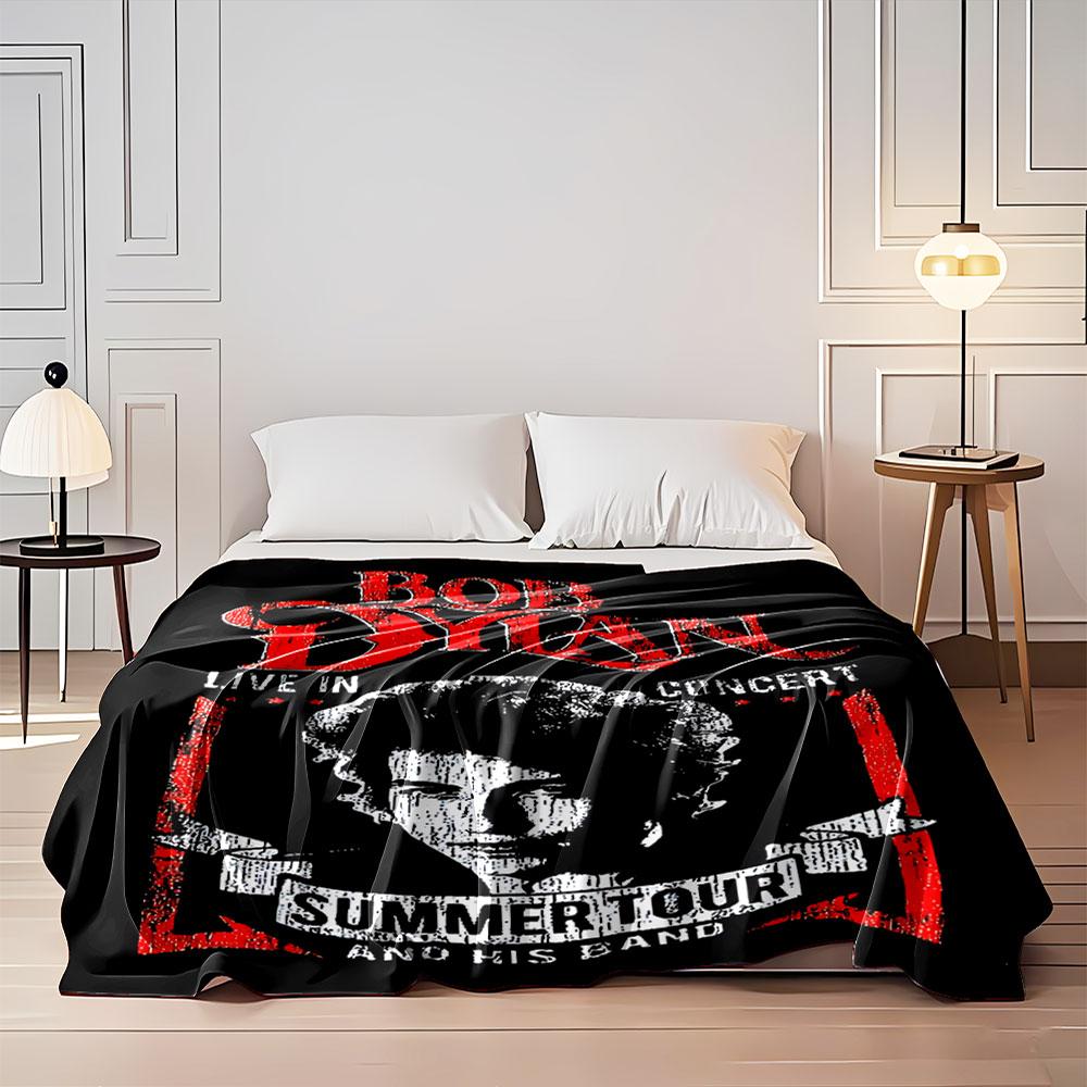 Bob Dylan Live Concert Blanket for all seasons blanket lunch break throw gift