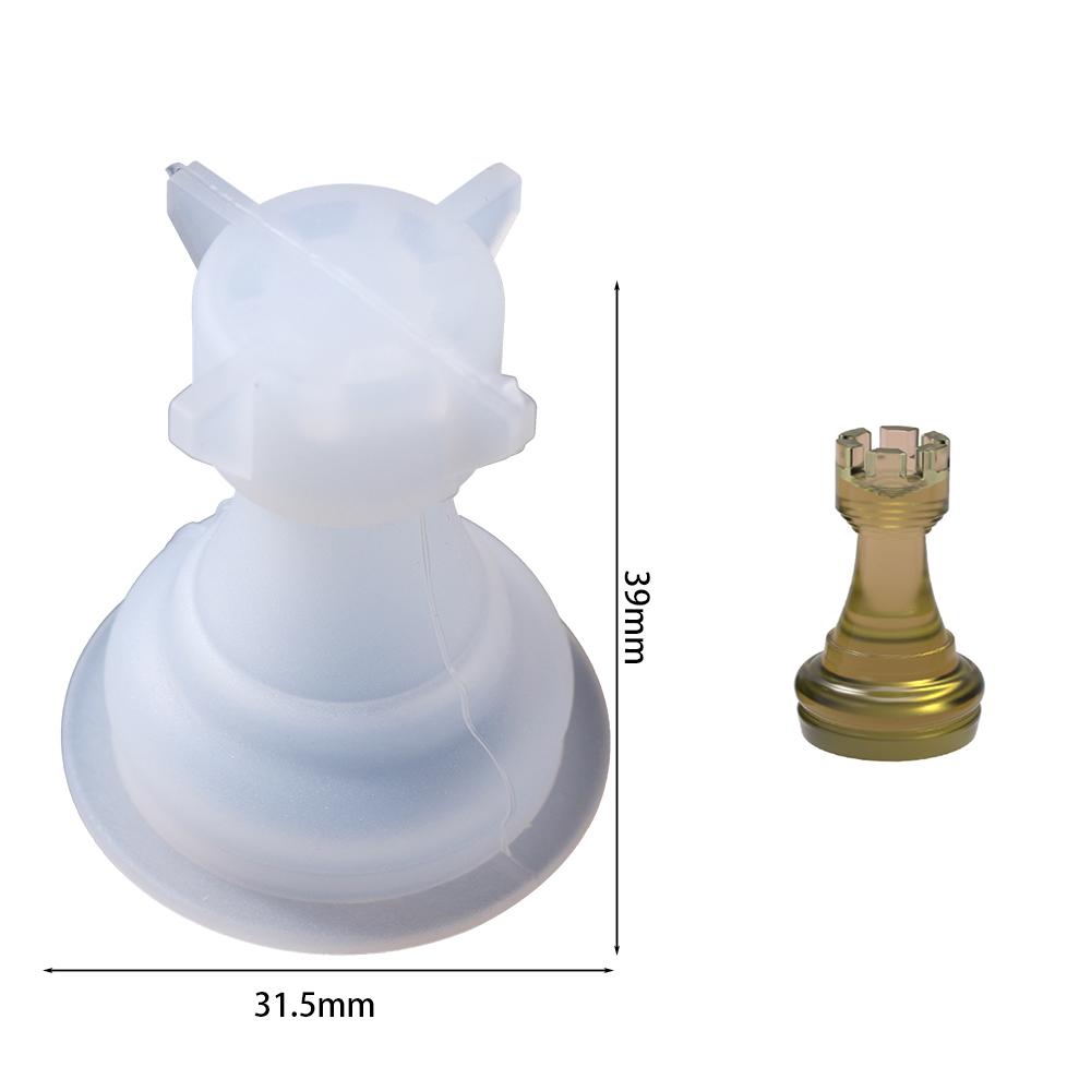 3D Chess Piece Silicone Mold International Chess Queen King Epoxy Resin Casting Mould for DIY Crystal Epoxy Resin Crafts