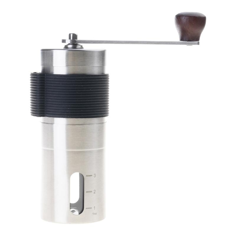 Efficient Manual Coffee Grinder Rusts Resistant Stainless Steels Espresso Grinding Machine for Home and Office Use