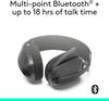 Logitech Zone Vibe 100 Wireless Bluetooth Earphones, Head mounted Office Earphones, Noise cancelling Earphones, 20 Hour Battery Life