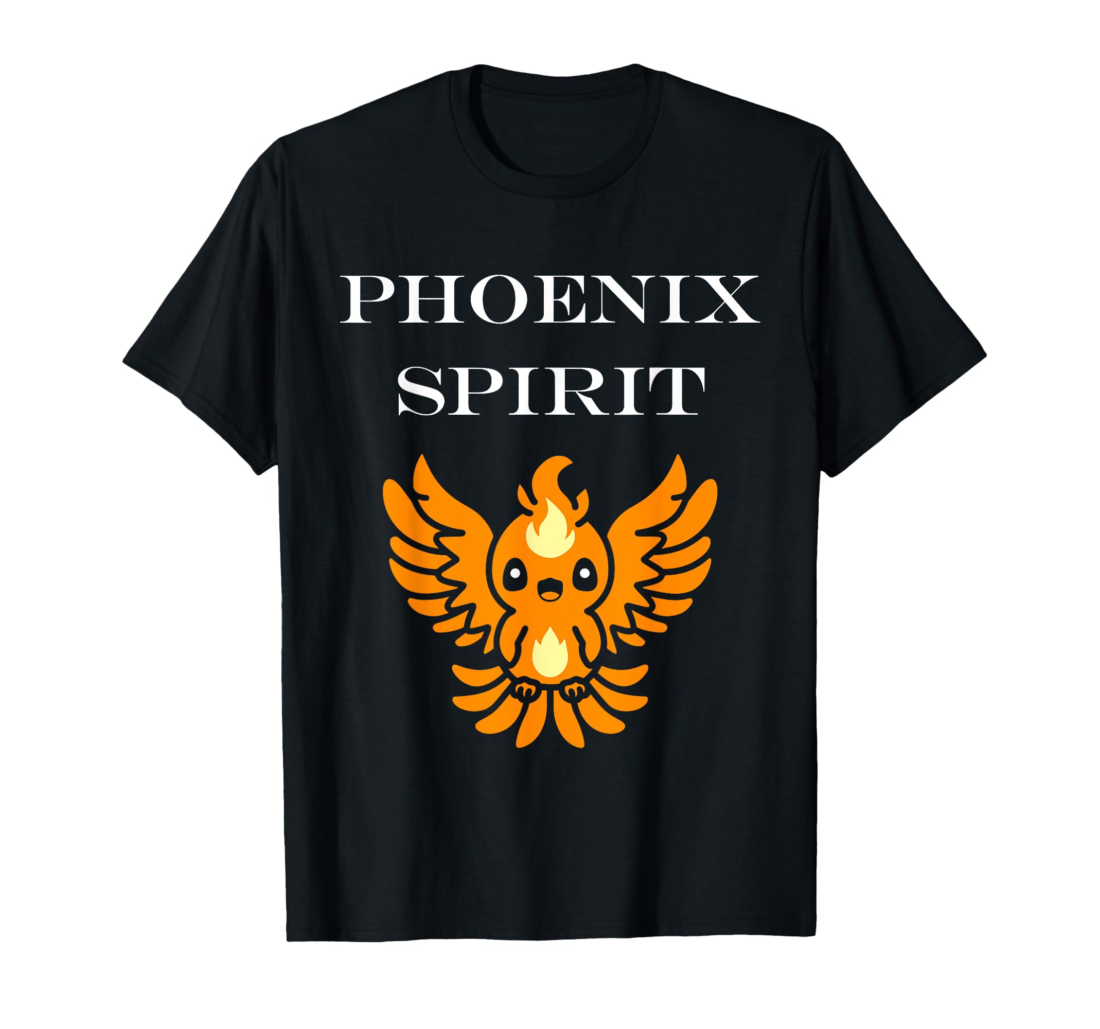 

Humor Phoenix Animals Simple Fire Bird Spirit Phoenix T-Shirt чёрный
