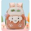 Mochila Escolar Infantil Estilo Japonês com Blocos de Cor para Crianças, 1º ao 3º Ano