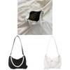 Street Style Ladies Mini Crossbody Bag With Pearl Embellishments And Zipper For Casual Outings