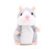 Sevimli Elektrikli Konuşan Hamster Peluş Oyuncak Konuşmayı Taklit Etmeyi Öğrenen Sallanan Peluş Bebek Oyuncakları Etkileşimli Peluş Hamster Oyuncakları Bebek Hediyeleri