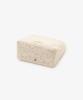 Afternoon Tea Living JJ72 Flower Lace Round Fold White Pouch,