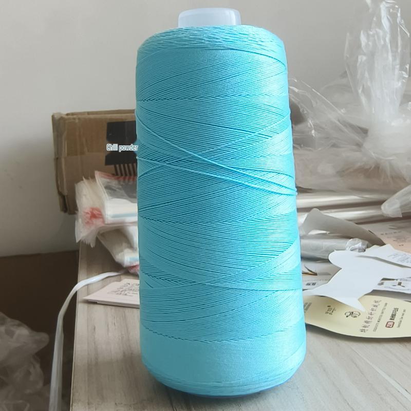 Summer Lace Silk Cotton Strong Twist Hand-Knitted Baby Yarn, Short Sleeve, Size 7, Non-Fraying, 6 Liangs