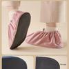 Velvet Non-Slip Washable Shoe Covers – Indoor Reusable Fabric Overshoes for Kids & Computer Rooms
