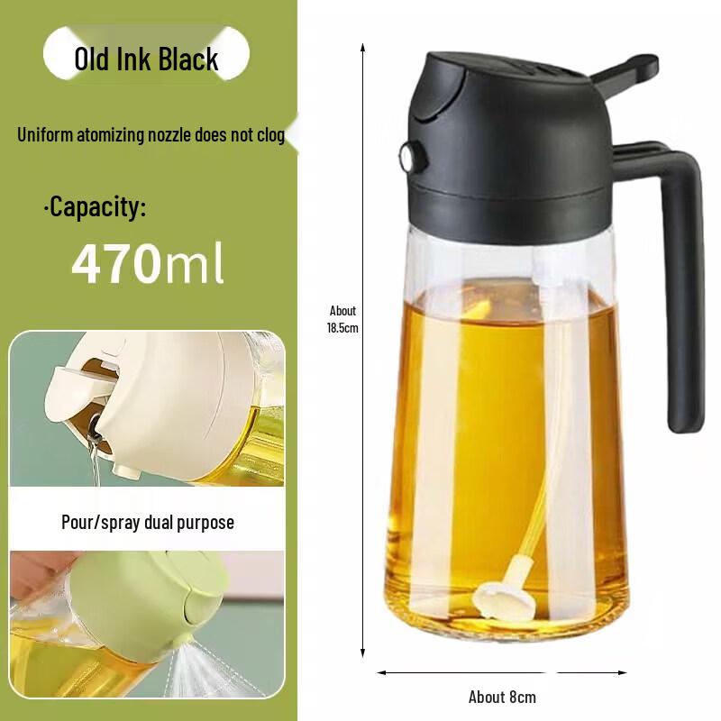 Qiwei Food-Grade Glass Oil Sprayer for Cooking