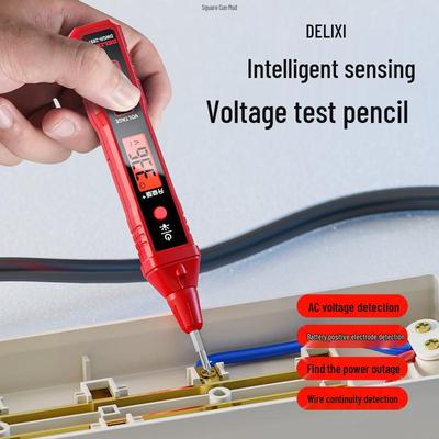 R2897+ Digital Smart Voltage Tester Pen - Multifunctional Electric Induction Test with Breakpoint Detection