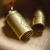 [Tsutaeru] Shark Bullet Pendant Genuine Leather Necklace (with Leather Cord)  Bullet Pendant, Bullet, Genuine Leather Necklace, Leather Cord,