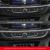 Compatible with Buick Regal 2017-2021: Carbon Fiber Center Console Buttons & Knobs Multimedia Frame Decoration.