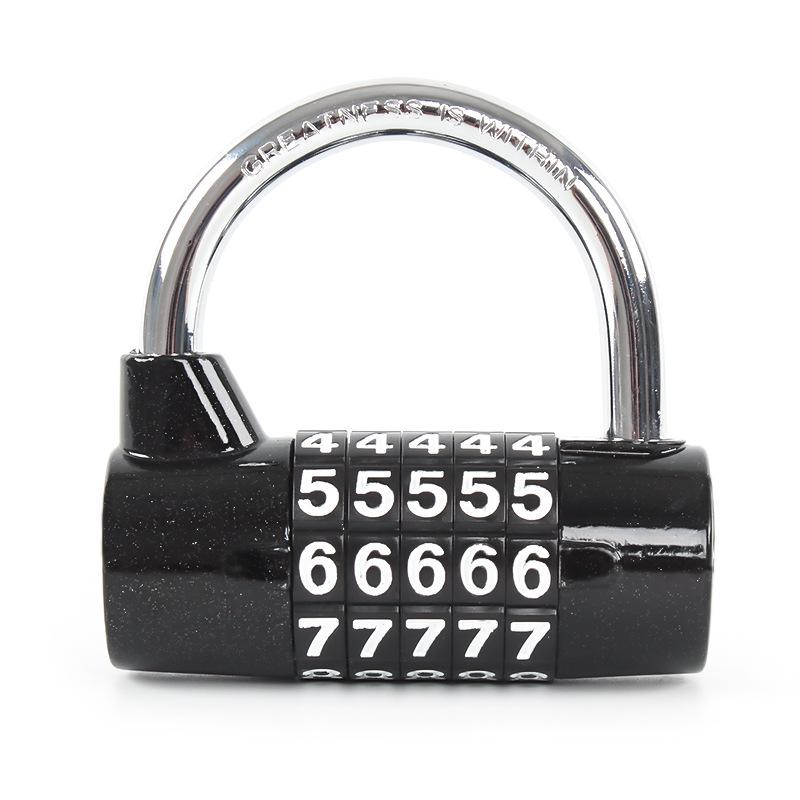 HXH-57 Large 5-Digit Combination Padlock for Gym Locker Security