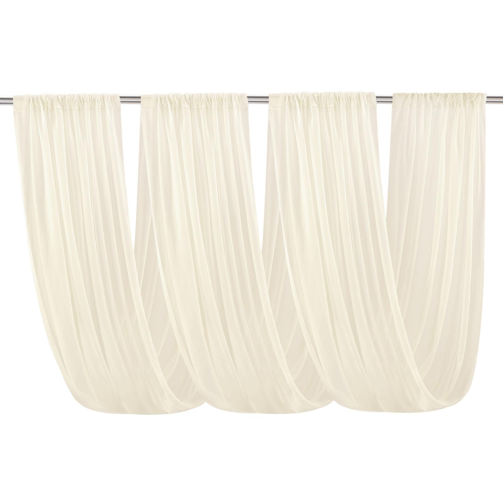 1 Pack Chiffon Ceiling Drapes for