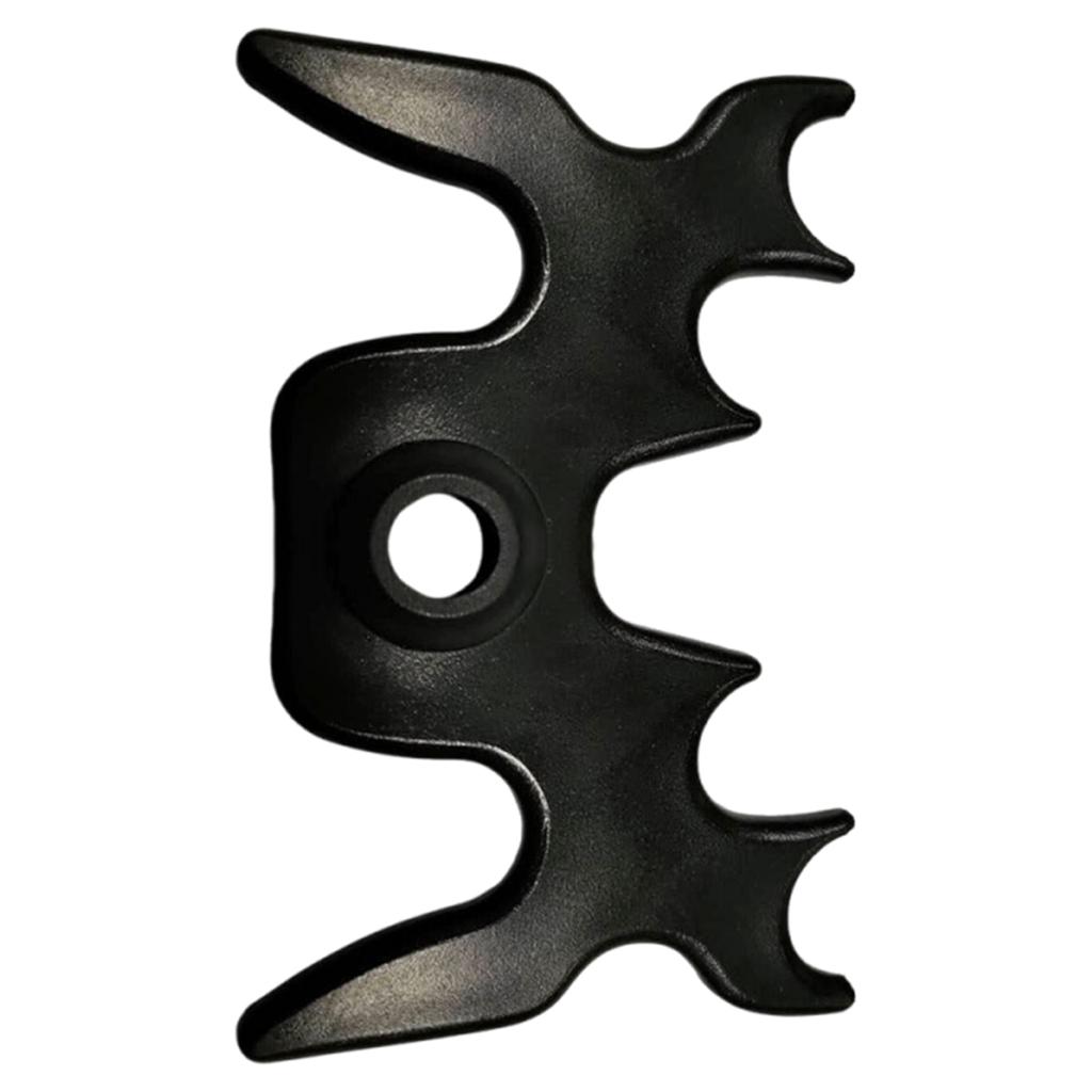 Plastic Snooker Billiards Cue Rack Light Weight Billiard Cue Rest Bridge Slip-On Portable Mooseheads Bridge Head