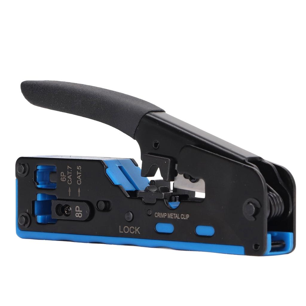 RJ45 Crimpwerkzeug-Set Pass Through All-in-One Ethernet-Crimpzange für 8P 6P RJ-Stecker Crimpung