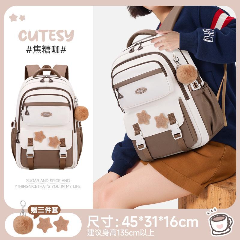 2026 Girls School Backpack Large Capacity Kids Backpacks for Boy Lightweight Backpack Cute Backpack School Bags Designer Bags
