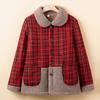 Middle-aged Lady In Winter Plus Velvet Thickened Jacket Mom Winter Clothes Cardigan Old Man Old Lady Clothes Grandma Fashionable