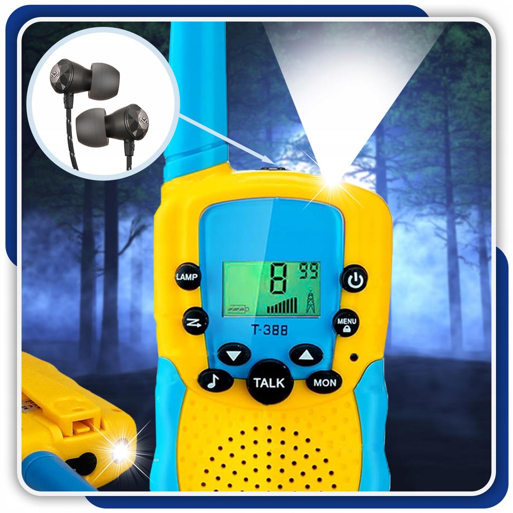 [PACZA] Walkie Talkie Set for Kids 3 Pieces Z3322