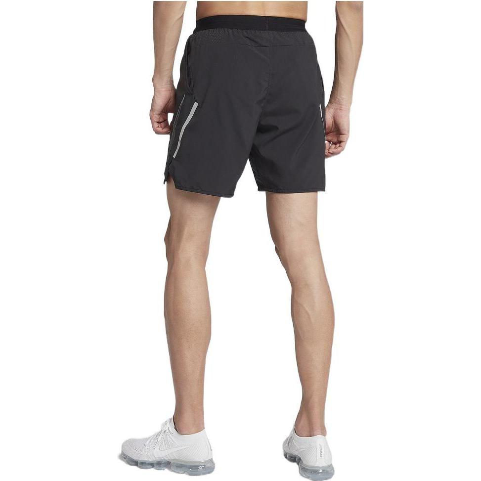 Men's Nike Solid Color Breathable Logo Quick Dry Shorts Black 899499-010