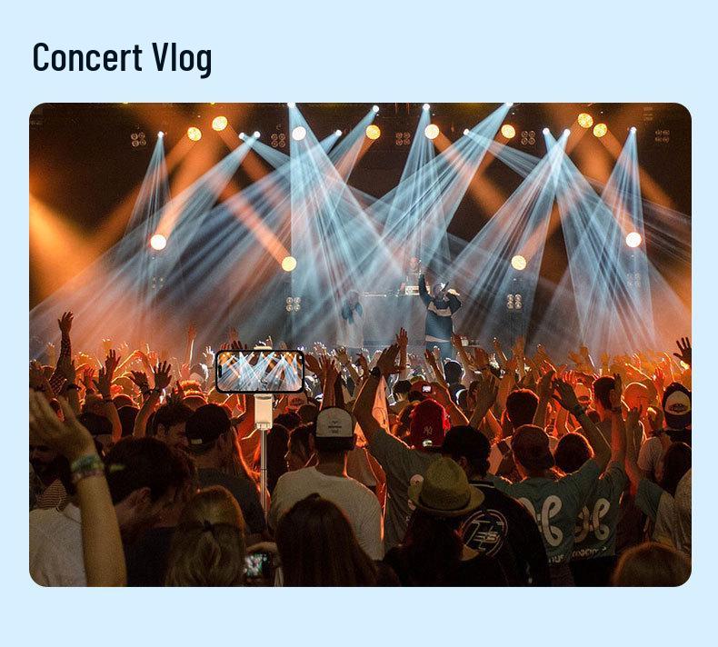 Tragbarer Mini-Selfie-Stick: Universeller Bluetooth-Handyhalter für Live-Streaming & Rotierende Fotos