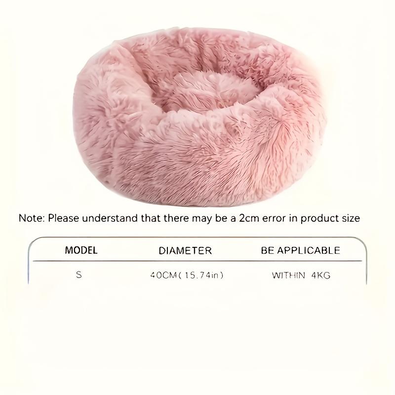 

Домашнє плюшеве гніздо для домашніх тварин. Зимове гніздо для котів. Гніздо для собак. Тепле кругле гніздо для котів, яке можна знімати та прати. Ліжко для домашніх тварин. Сезонне універсальне прикраса рожевий
