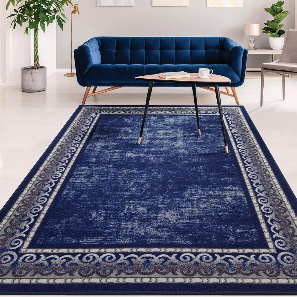 Classical Luxury Printed Carpet Living Room Dirt Resistant Sofa Carpet Bedroom Study Decoration Bedside Carpet
