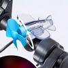 Wind Up Airplane Toy Electric Scooter Motorcycle Bike Handlebar Decoration Wind Powered Car Exterior Ornament