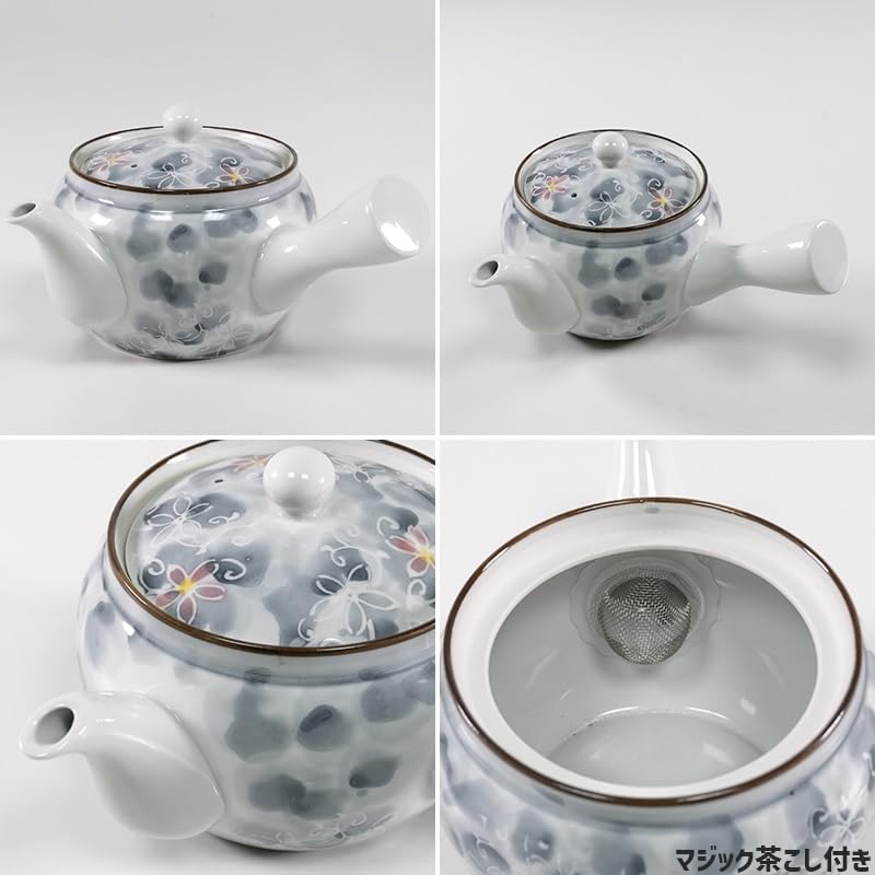 TAMAKI Japanese Ink Small Flower x x cm Teapot, Design, 14.6 11.2 9.5 (T-930618)