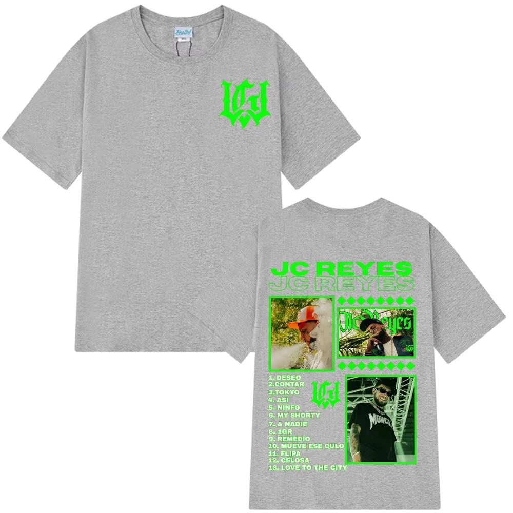 Rapper JC Reyes 2025 Tour Concert Graphic Print Unisex Casual Loose Hip‑Hop Harajuku Street‑Style T-shirt