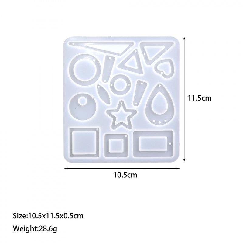 DIY Silicone Mold for Resin Pendant and Earring Ornaments