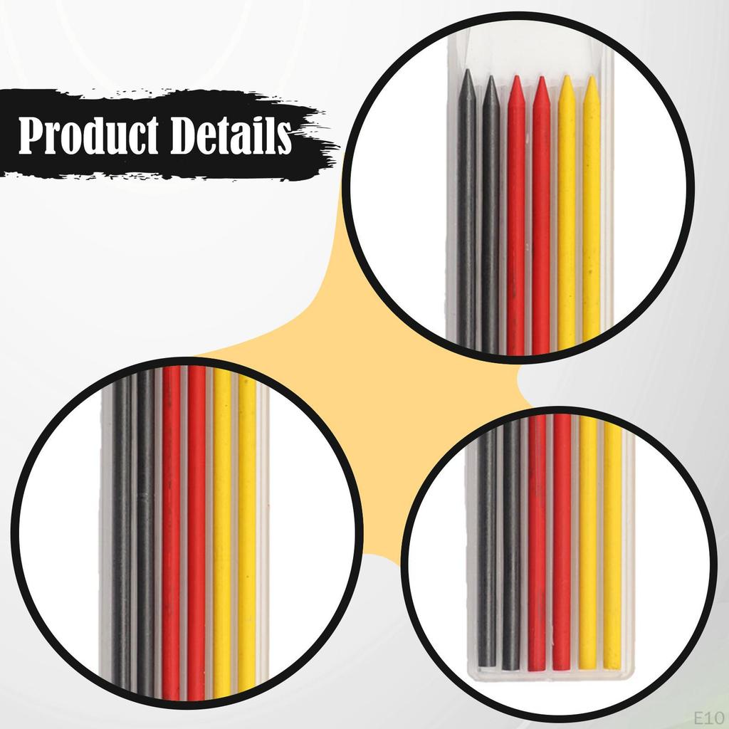 Carpenter Pencil Deep Hole Marker Set Long Head Reach Pen for Writing