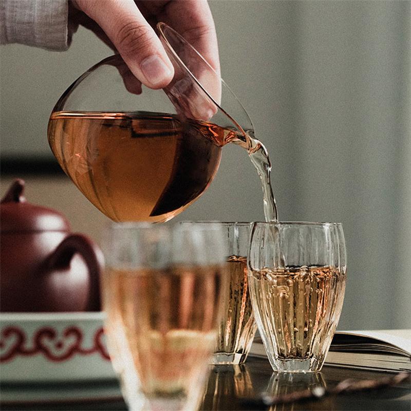 Japanese Style Clear Heat Resistant Glass Cha Hai Tea Pitcher Fair Cup Kungfu Tea Set Accessories Teaware