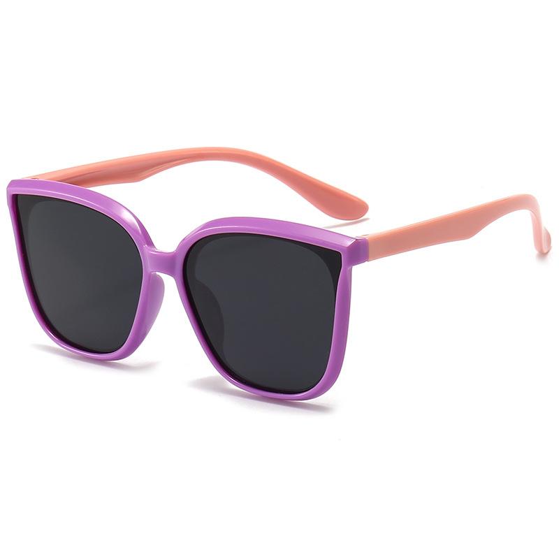 Flexible Silicone Kids Sunglasses Uv400 Shade Polarized Lens Eyewear Boys Girls Outdoor Cat Eye Goggles Sun Glasses