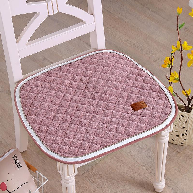 

Подушка для стула в форме подковы, утолщенная подушка для обеденного стула, кожаная подушка для стула Four Seasons, супермягкая противоскользящая подушка One size