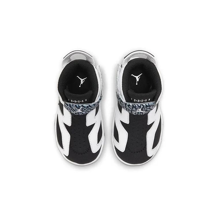 Air Jordan 6 Retro Little Flex Toddler 'White Black' (Unisex) White / Pure Platinum / Black Toddler Shoes CT4417 100