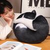 Cat Throw Pillow Plush Toy Kitten Doll Children Soothing Cloth Doll Futon Tatami Seat Cushion